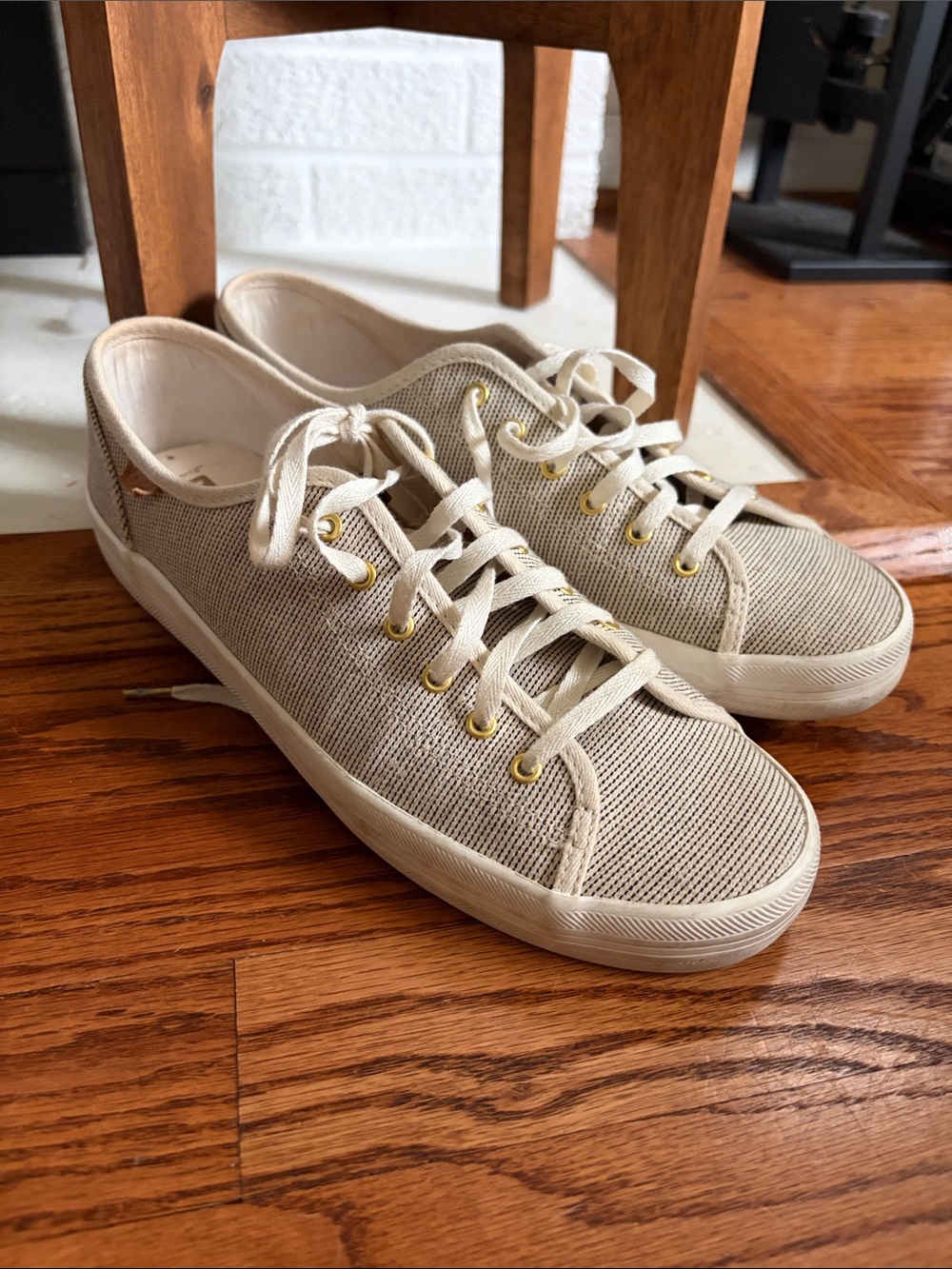 Casual Women's keds Sneakers in Beige